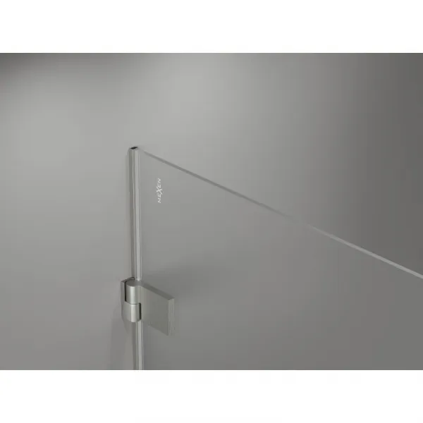 MEXEN/S - Lunar-B sprchovací kút dvere krídlové pravá 80 x 70, transparent, nikel kartáčovaný 832-080-070-97-00-P