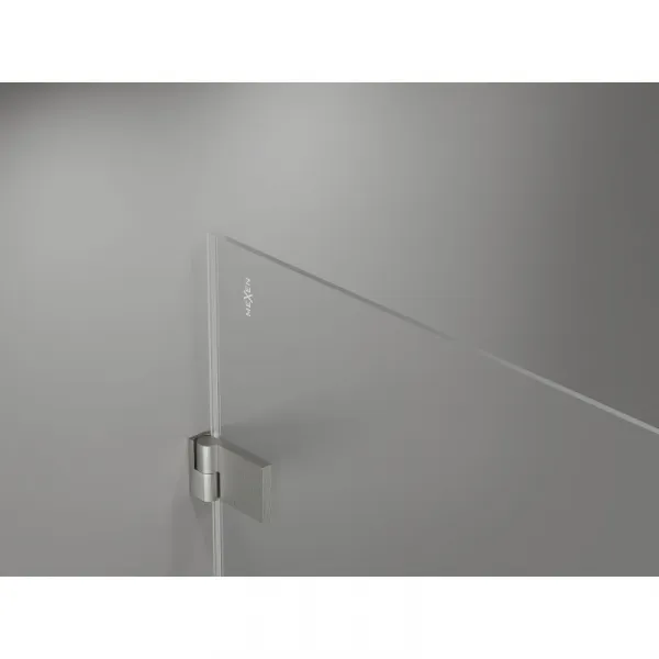 MEXEN/S - Lunar-B sprchovací kút dvere krídlové pravá 80 x 70, transparent, nikel kartáčovaný 832-080-070-97-00-P
