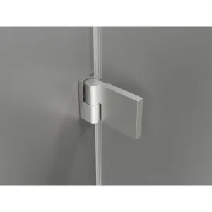 MEXEN/S - Lunar-B sprchovací kút dvere krídlové pravá 80 x 70, transparent, nikel kartáčovaný 832-080-070-97-00-P