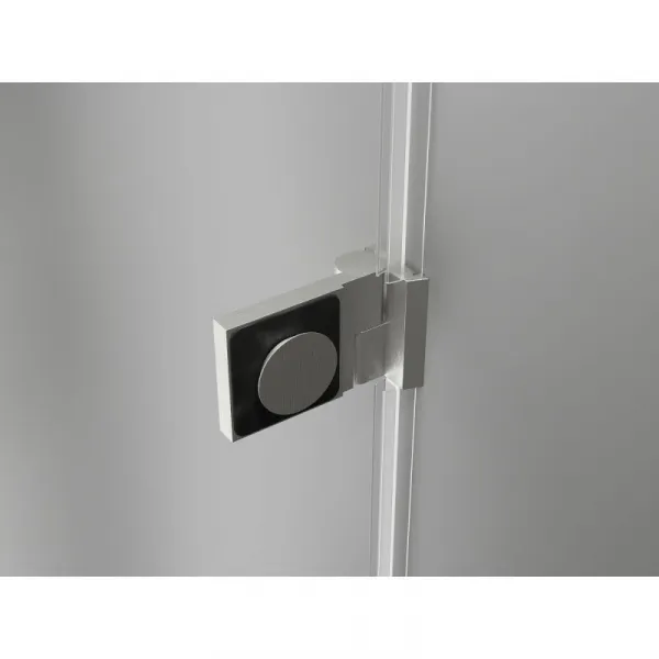 MEXEN/S - Lunar-B sprchovací kút dvere krídlové pravá 80 x 70, transparent, nikel kartáčovaný 832-080-070-97-00-P