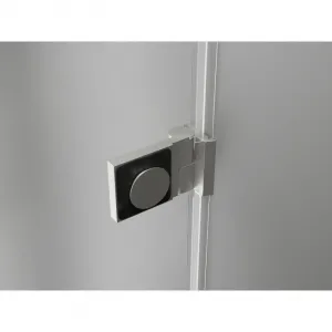 MEXEN/S - Lunar-B sprchovací kút dvere krídlové pravá 80 x 70, transparent, nikel kartáčovaný 832-080-070-97-00-P