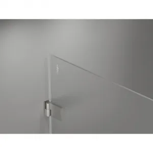 MEXEN/S - Lunar-B L sprchový kút dvere krídlové ľavá 85 x 70, transparent, nikel kartáčovaný 832L-085-070-97-00-L