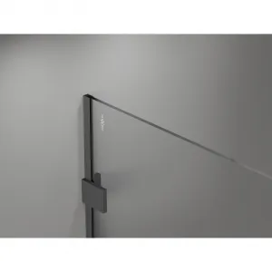 MEXEN/S - Lunar Sprchová zástena WALK-IN pravá 70 x 200, transparent 8 mm, grafit metal 830-070-000-95-00-P