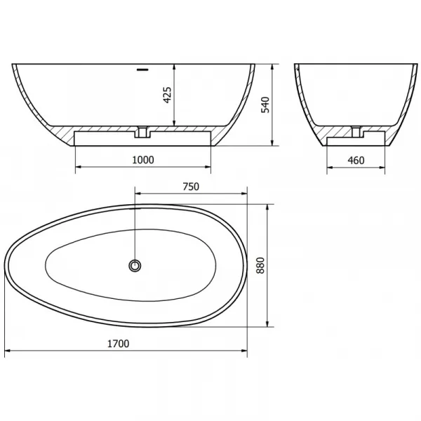 Mexen Imola, 170 x 88 cm 57281708561