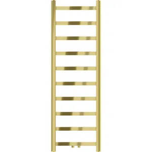 MEXEN - Bolt vykurovací rebrík/radiátor 1200 x 400 mm, 220 W, zlatá W126-1200-400-00-50