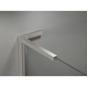 MEXEN/S - Kyoto-X L Sprchová zástena WALK-IN 60 x 200, transparent 10 mm, nikel kartáčovaný 800-060-107-97-00-X