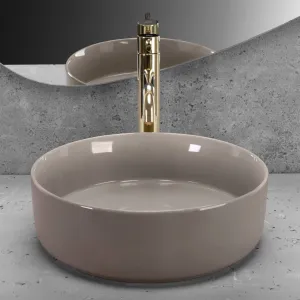 REA - Umývadlo na dosku SAMI Beige Shiny REA-U6382