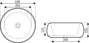 KERRA - Umývadlo vstavané KR-802 5907548108067