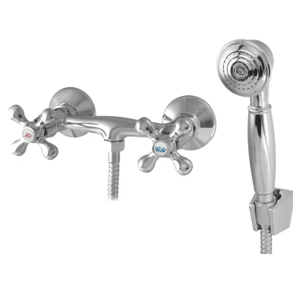 KERRA - Kabína sprchová Classic 80 šedá + batéria 5907548113757