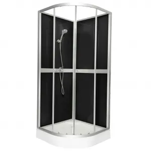 KERRA - Kabína sprchová Classic 80 čierna + batéria 5907548113320