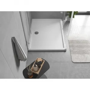 MEXEN - Flow sprchová vanička obdĺžniková slim 90 x 100, biela lesk 46R109010