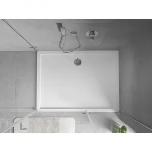 MEXEN - Flow sprchová vanička obdĺžniková slim 90 x 100, biela lesk 46R109010