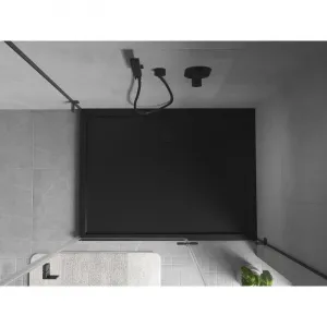 MEXEN - Flow sprchová vanička obdĺžniková slim 75 x 100, čierna mat 46R707510