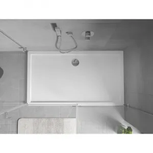 MEXEN - Flow sprchová vanička obdĺžniková slim 100 x 140, biela lesk 46R101014