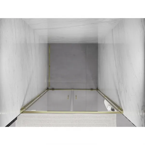 MEXEN - Exo sprchové dvere krídlové80, transparent, zlatá 8182-080-000-50-00