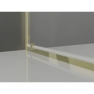 MEXEN - Exo sprchové dvere krídlové80, transparent, zlatá 8182-080-000-50-00