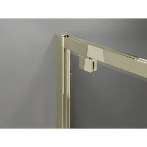 MEXEN - Exo sprchové dvere krídlové80, transparent, zlatá 8182-080-000-50-00