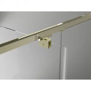 MEXEN/S - Exo sprchovací kút dvere krídlové 145 x 70, transparent, zlato 819-145-070-50-00