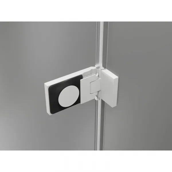 MEXEN/S - Lunar-F sprchovací kút skladacie dvere ľavá 100 x 80, transparent, biela 836-100-080-20-00-L
