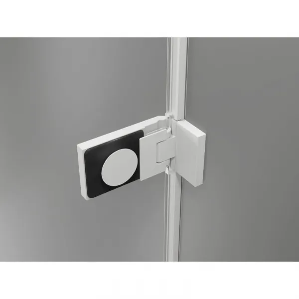 MEXEN/S - Lunar-F sprchovací kút skladacie dvere ľavá 100 x 80, transparent, biela 836-100-080-20-00-L