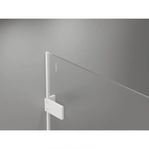 MEXEN/S - Lunar-F sprchovací kút skladacie dvere ľavá 100 x 80, transparent, biela 836-100-080-20-00-L