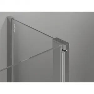 MEXEN/S - Mist Duo sprchovací kút dvere krídlové 90 x 70, transparent, chróm 8A4-090-070-01-00