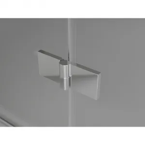 MEXEN/S - Mist H Duo sprchovací kút dvere krídlové 80 x 80, transparent, chróm 8A5-080L-080P-01-00