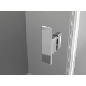 MEXEN/S - Mist H Duo sprchovací kút dvere krídlové 80 x 80, transparent, chróm 8A5-080L-080P-01-00
