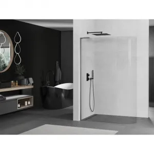 MEXEN/S - KiotoL Sprchová zástena WALK-IN 120 x 200, transparent, grafit kartáčovaná 800-120-103-66-06