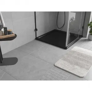 MEXEN - Flow Sprchová vanička štvorcová slim 75 x 75, čierna mat 46S707575