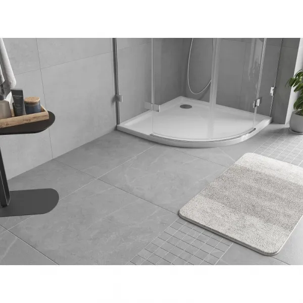 MEXEN - Flow Sprchová vanička štvrťkruh slim 100 x 100, biela lesk 46Q101010