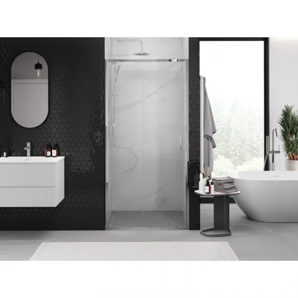 MEXEN - Exo posuvné sprchové dvere 110, transparent, chróm 8151-110-000-01-00
