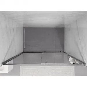 MEXEN - Exo posuvné sprchové dvere 155, transparent, chróm 8151-155-000-01-00