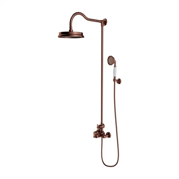 OMNIRES - ARMANCE termostatický sprchový stĺp meď retro /ORB/ AM5244/6ORB