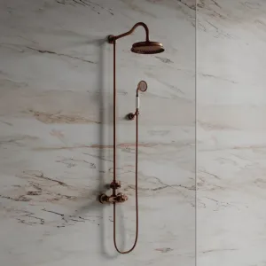 OMNIRES - ARMANCE termostatický sprchový stĺp meď retro /ORB/ AM5244/6ORB