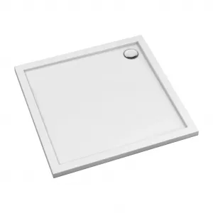 OMNIRES - MERTON akrylátová sprchová vanička štvorec, 90 x 90 cm biela lesk /BP/ MERTON90/KBP