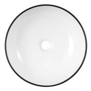 KERRA - Umývadlo na dosku KR-98 WH/BL 5907548123213