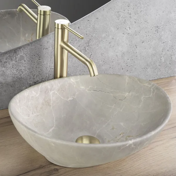 REA - Umývadlo na dosku Sofia Beige Matt REA-U6360