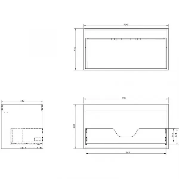 Mexen Box-A 91AX0-0900-470-1-86