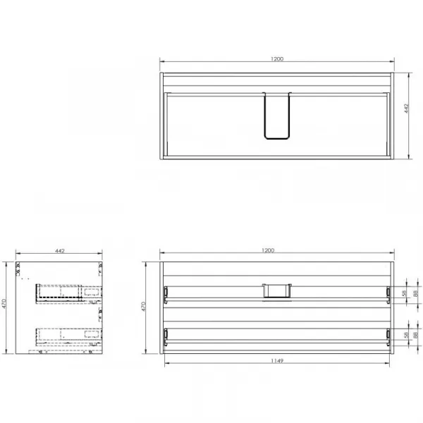 Mexen Box-A 91AX0-1200-470-2-62