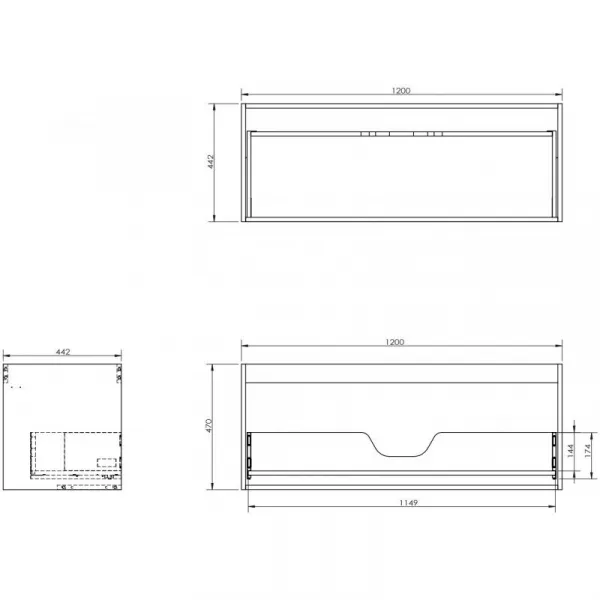 Mexen Box-A 91AX0-1200-470-1-86