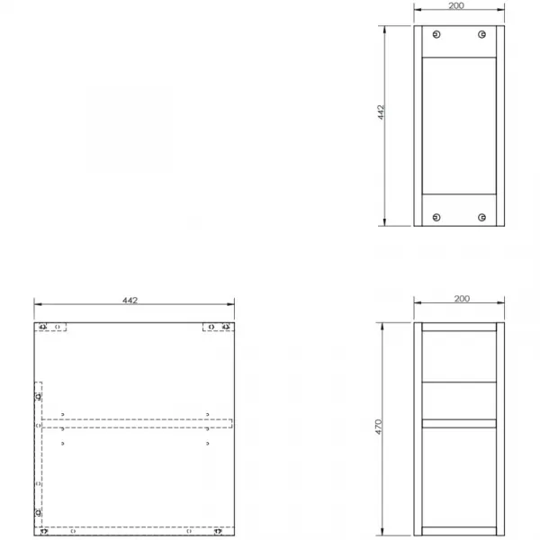 Mexen Box-A 91AX2-0200-470-0-81