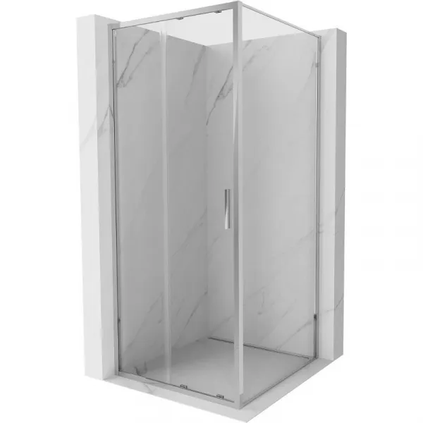 MEXEN/S - Exo sprchovací kút, posuvné dvere 95 x 70, transparent, chróm 8151-095-070-01-00