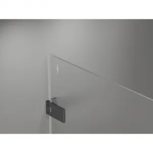 MEXEN/S - Lunar-F sprchovací kút skladacie dvere pravá 80 x 70, transparent, grafit kartáčovaná 836-080-070-66-00-P