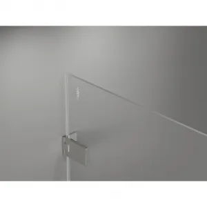 MEXEN/S - Lunar-F sprchovací kút skladacie dvere ľavá 90 x 70, transparent, nikel kartáčovaný 836-090-070-97-00-L