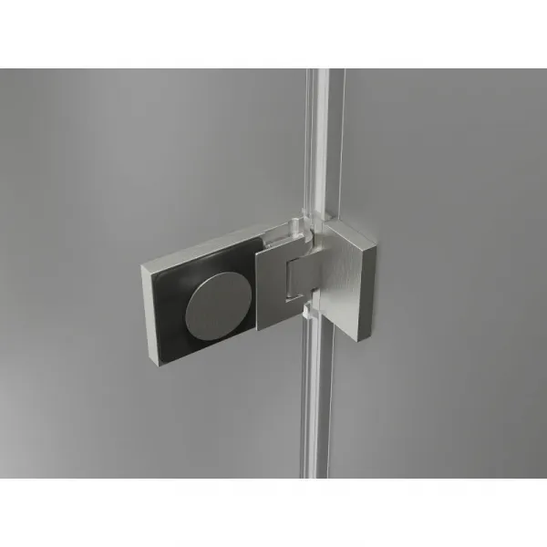MEXEN/S - Lunar-F sprchovací kút skladacie dvere pravá 100 x 70, transparent, nikel kartáčovaný 836-100-070-97-00-P