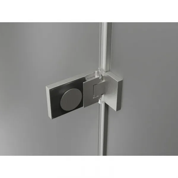 MEXEN/S - Lunar-F sprchovací kút skladacie dvere pravá 100 x 70, transparent, nikel kartáčovaný 836-100-070-97-00-P