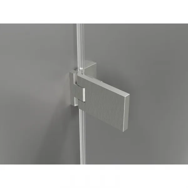 MEXEN/S - Lunar-F sprchovací kút skladacie dvere pravá 100 x 70, transparent, nikel kartáčovaný 836-100-070-97-00-P