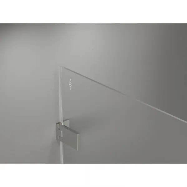 MEXEN/S - Lunar-F sprchovací kút skladacie dvere pravá 100 x 70, transparent, nikel kartáčovaný 836-100-070-97-00-P