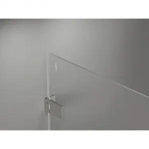 MEXEN/S - Lunar-F sprchovací kút skladacie dvere pravá 100 x 70, transparent, nikel kartáčovaný 836-100-070-97-00-P